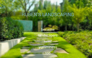 Ruben's Landscape is hosting our next staff party. Pizza on the lawn!